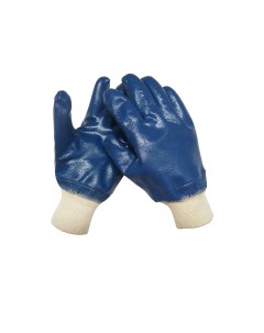 Перчатки хлопковые с нитриловым покрытием размер L 1 пара Abc safety