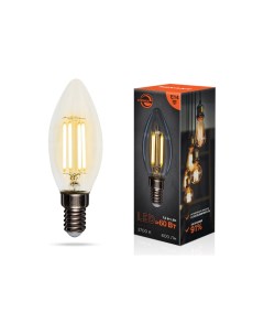 Лампа филаментная Свеча CN35 7 5 Вт 2700K E14 диммируемая 604 087 Rexant