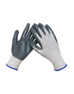 Перчатки полиэстерные с нитриловым покрытием размер XL 1 пара Abc safety