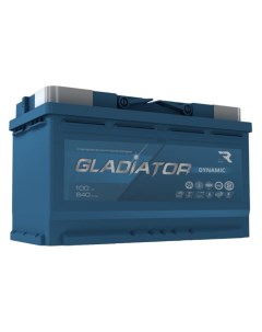 Аккумуляторная батарея емкостью 100 А ч обратной полярности тип вывода конус Gladiator