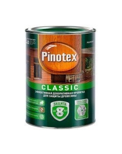 Пропитка для защиты древесины Classic Светлый дуб 1л Pinotex