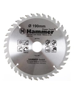 Пильный диск по дереву 30662 Hammer