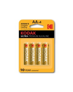 Батарейка KODAK LR6 4BL ULTRA DIGITAL Premium KAA 4 UD 80 400 Б0005248 Nobrand