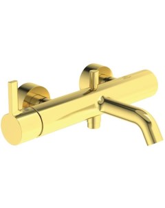 Смеситель для ванны JOY настенный шлифованное золото BC786A2 Ideal standard