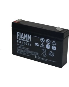 Батарея аккумуляторная 6 В 7 2 Ач FG10721 Fiamm