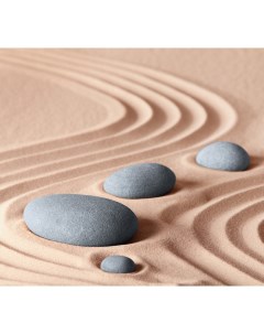 Обои 3D Камни на песке M 5158 200х180 см Milan