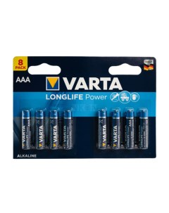 Батарейки LongLife ААА 8 шт Varta