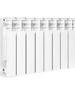 Биметаллический радиатор 10 секций белый 4534018 Oasis