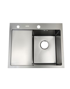 Кухонная мойка 58х48х23 см BL R толщина 3мм Дозатор коландер сифон в комплекте Avina