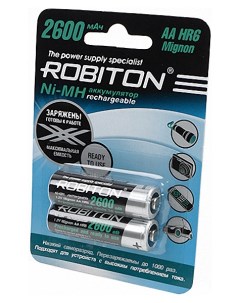 Аккумуляторная батарея RTU2600MHAA 2 2 шт Robiton