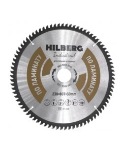 Диск пильный ф230х30 z80 Industrial Ламинат Hilberg