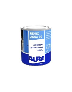 Эмаль акриловая Luxpro Remix Aqua 30 база А 0 9л Aura