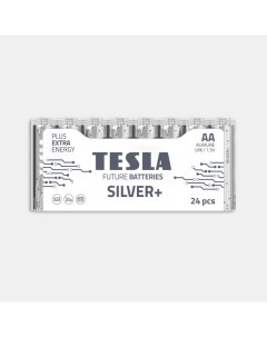 Батарейки AA SILVER алкалиновые 24шт Tesla energy
