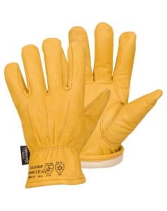 Утепленные кожаные перчатки из лицевой кожи S GLOVES NEMAN размер 10 31998 10 S. gloves