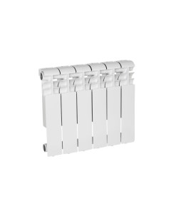 Алюминиевый радиатор 4 секции белый 89562 Rommer