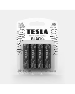 Батарейки AA BLACK алкалиновые 4шт Tesla energy