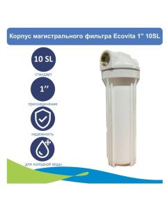 Корпус магистрального фильтра 1 10SL для холодной воды Ecovita