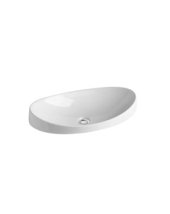 Врезная белая раковина для ванной S7116 Gid