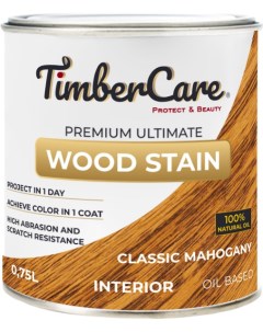 Масло для дерева и мебели Wood Stain Классический махагон 0 75 л Timbercare