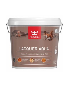 Лак Euro Lacquer Aqua 700001138 бесцветный 2 7л Tikkurila