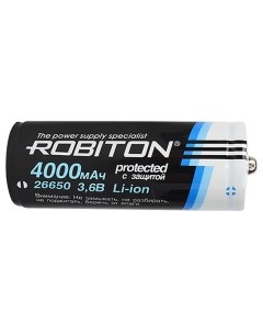 Аккумуляторная батарея Li26650 1 шт Robiton