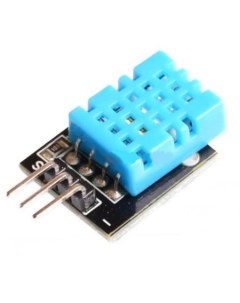 Модуль датчик влажности и температуры GSMIN DHT11 для среды Arduino на плате Синий Nobrand