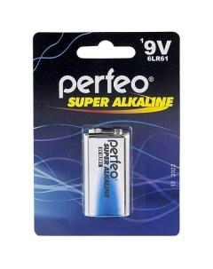 Батарейки 6LR61 1шт блистер Super Alkaline Perfeo