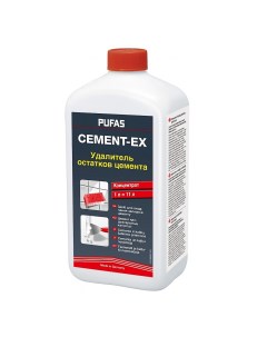 Очиститель цементных остатков Cement Ex концентрат 1л 004801092 Pufas