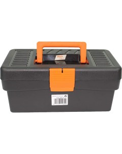 Ящик для инструментов пластиковый 12 черный с лотком 290х170х127 мм Tayg