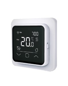 Терморегулятор для теплого пола SMART HEAT Wi Fi электронный програм й белый Iqwatt