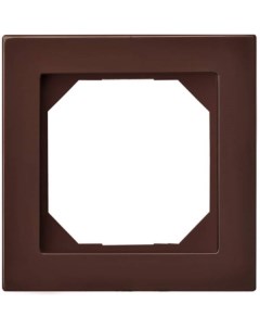 Одноместная рамка Эпсилон K14 245 01 E R коричневая 28 146 Liregus