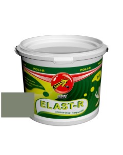 Резиновая краска Поли Р Elast R оливковый RAL 7033 3 кг Поли-р