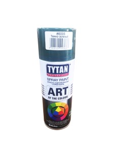 Краска Professional Art of the colour темно зеленая RAL6005 400мл аэрозольная Tytan
