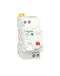 Автоматический выключатель дифференциального тока Schneider Electric 1P N 40А R9D25640 Systeme electric