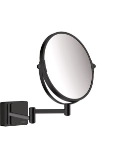 Зеркало для бритья AddStoris матовое черное 41791670 Hansgrohe
