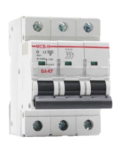 Автоматический выключатель ВА47 MCB N 3P D40 AC 400206 Akel