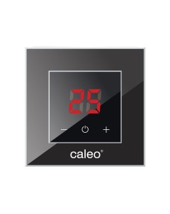 Терморегулятор NOVA встраиваемый цифровой 3 5 кВт черный Caleo