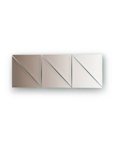 Зеркальная плитка с фацетом 15 мм BY 1561 15x15см Evoform
