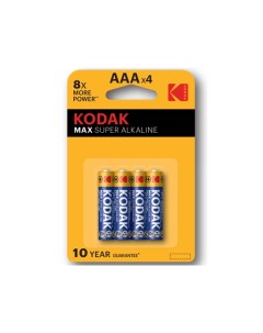Батарейка KODAK MAX LR03 4BL 40 200 32000 Nobrand