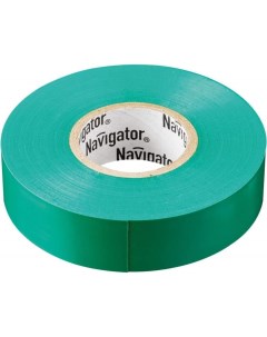 Изолента ПВХ 15 мм х 20 м арт 234016 зеленый 10 шт Navigator