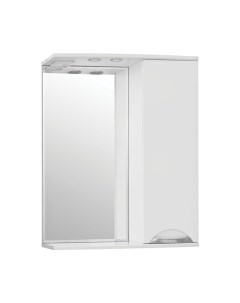 Зеркальный шкаф Жасмин 65 С белый Style line