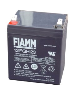 Аккумуляторная батарея 12 В 5 Ач 12FGH23 Fiamm
