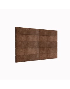 Стеновая панель Eco Leather Moka 15х60 см 4 шт Tartilla