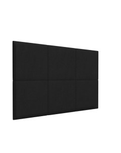 Стеновая панель Eco Leather Black 50х50 см 2 шт Tartilla