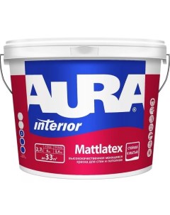 Краска для стен и потолков Mattlatex база TR 2 7л Aura