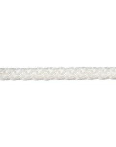 Шнур вязаный полипропиленовый 8 прядей белый d6 мм 15 м Стройбат