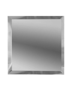 Плитка Зеркальная плитка Квадрат с фацетом 10 мм КЗС1 02 20 х 20 см серебряный Дст