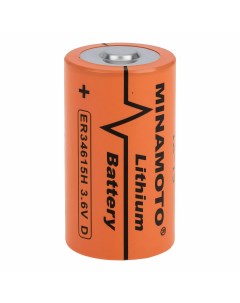 Батарейка литий тионилхлоридная MINAMOTO ER34615H D R20 Lithium 3 6В 3 6V 19000 мАч Nobrand