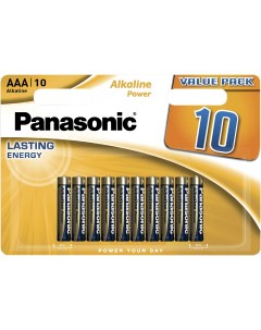 Батарейка Alkaline Power LR03REB 10BW 10 шт Panasonic