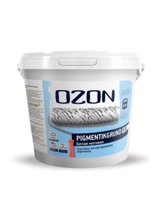 OZON Грунтовка пигментированная под обои OZON Pigmentikgrund ВД АК 055 6 белая обычная Ozone